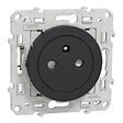 SCHNEIDER ELECTRIC - Odace - prise de courant 2P+T affleurante - Anthracite - vignette