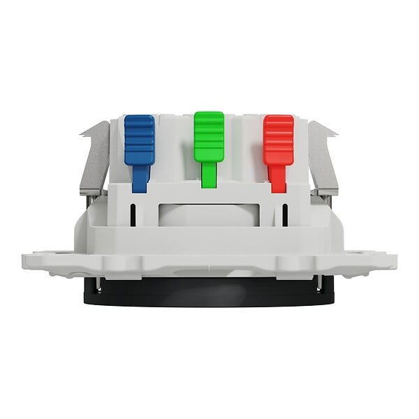 SCHNEIDER ELECTRIC - Odace - prise de courant 2P+T affleurante - Anthracite - large