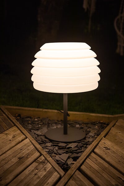 GALIX - Lampe Champi résine 230V 50cm - large