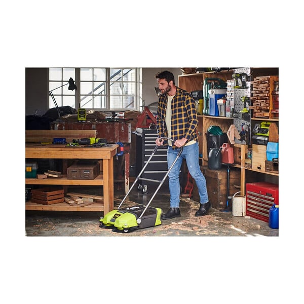 RYOBI - Pack RYOBI Balayeuse motorisée 18V One+ 533 mm R18SW3-0 - 1 Batterie 2.5Ah - 1 Chargeur rapide RC18120-125 - large