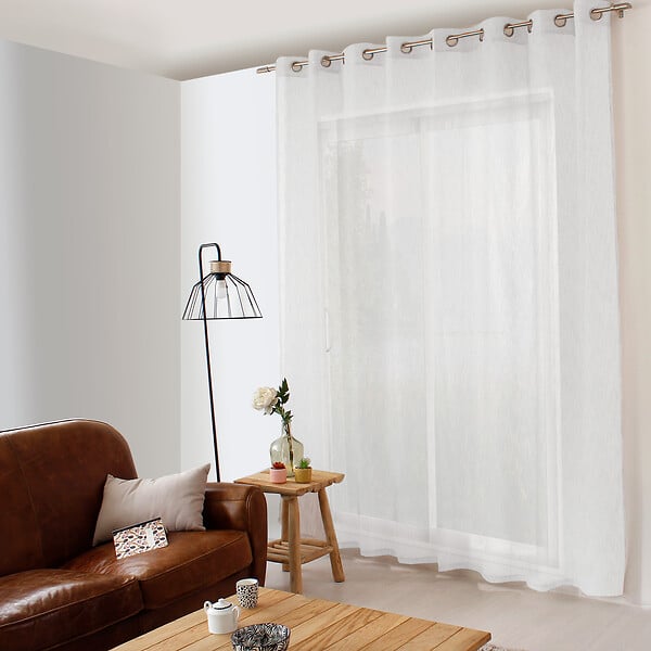 C MA DECO - Voilage Maya XXL 300x240cm blanc - large