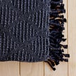 C MA DECO - Plaid DUNE 130x160cm gris fonce - vignette