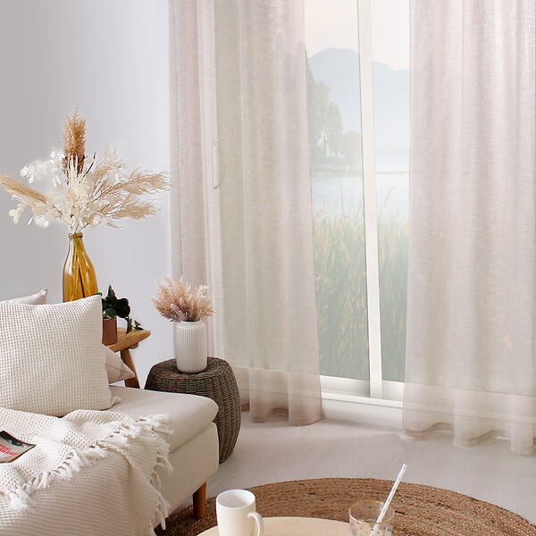 C MA DECO - Voilage MAYA 140x240cm naturel - large