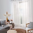 C MA DECO - Voilage MAYA 140x240cm blanc - vignette