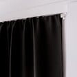 C MA DECO - Vitrage occultant, passe tringle, 1x60x120, noir - vignette