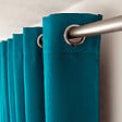 C MA DECO - Rideau occultant 8 oeillets 140x180cm bleu canard - vignette