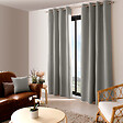 C MA DECO - Rideau occultant 8 oeillets 140x280cm gris - vignette