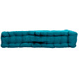 C MA DECO - Coussin de sol avec poignée coton 50x50x10cm bleu canard - vignette