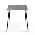 OVIALA - Ensemble table de jardin carrée et 2 chaises bistrot gris - Palavas - vignette