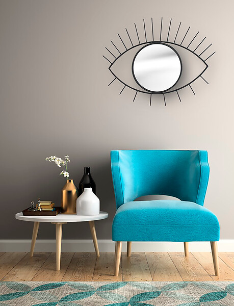 DADA ART - Miroir métal Oeil 69x54 cm - large