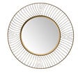 DADA ART - Miroir métal doré rond 50x50 cm - vignette