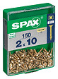 SPAXFRANCE - SPAX TF PZ 2x10 YELLOX 150 PC - vignette