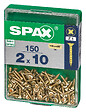 SPAXFRANCE - SPAX TF PZ 2x10 YELLOX 150 PC - vignette