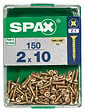 SPAXFRANCE - SPAX TF PZ 2x10 YELLOX 150 PC - vignette
