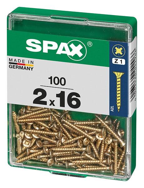SPAXFRANCE - SPAX TF PZ 2x16 A2L 100 PC - large