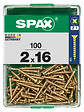 SPAXFRANCE - SPAX TF PZ 2x16 A2L 100 PC - vignette