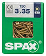 SPAXFRANCE - SPAX TF PZ 3x35 YELLOX 150 PC - vignette