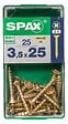 SPAXFRANCE - SPAX TF PZ 3.5x25 YELLOX 25 PC - vignette
