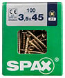 SPAXFRANCE - SPAX TF PZ 3.5x45 YELLOX 100 PC - vignette