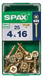SPAXFRANCE - SPAX TF PZ 4x16 YELLOX 25 PC - vignette