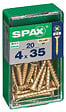 SPAXFRANCE - SPAX TF PZ 4x35 YELLOX 20 PC - vignette