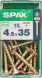SPAXFRANCE - SPAX TF PZ 4.5x35 YELLOX 15 PC - vignette
