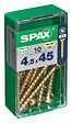 SPAXFRANCE - SPAX TF PZ 4.5x45 YELLOX 10 PC - vignette