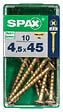 SPAXFRANCE - SPAX TF PZ 4.5x45 YELLOX 10 PC - vignette