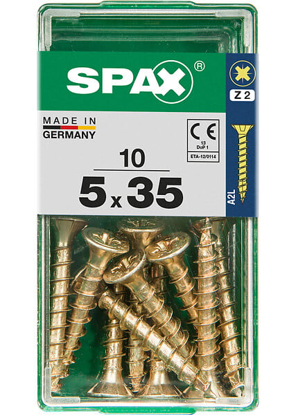 SPAXFRANCE - SPAX TF PZ 5x35 YELLOX 10 PC - large