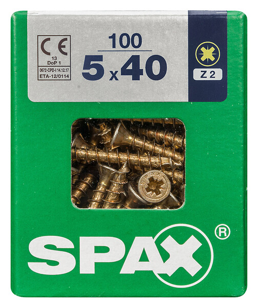 SPAXFRANCE - SPAX TF PZ 5x40 YELLOX 100 PC - large