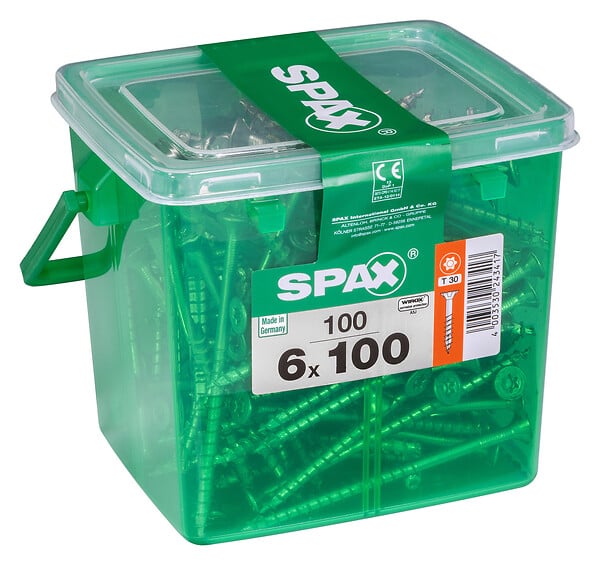 SPAXFRANCE - Spax tf tx hkb 6x100 wirox 100 pc - large