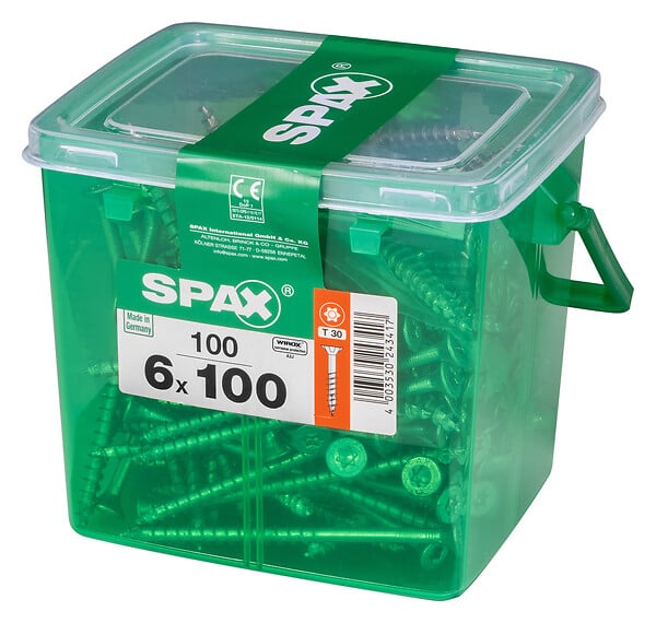 SPAXFRANCE - Spax tf tx hkb 6x100 wirox 100 pc - large