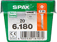 SPAXFRANCE - SPAX TF TX 6x180 WIROX 20 PC - vignette