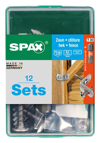 SPAXFRANCE - SPAX CONNECT CLOTURE 7x35 TX 12 SETS - large