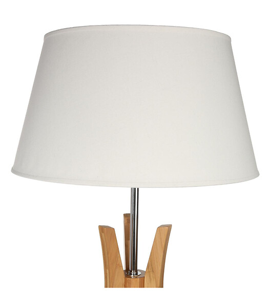 ATMOSPHERA - Lampadaire Trépied en Bambou H 156 cm - large