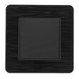 ZENITECH - Interrupteur complet va et vient simple 10A - métal Noir brossé - Kouro - Zenitech - vignette