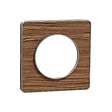 SCHNEIDER ELECTRIC - Odace Touch, plaque Wenge avec liseré Alu 1 poste - vignette
