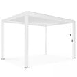 OVIALA - Pergola bioclimatique autoportée blanche 3x4m  - Athenes - vignette