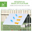 PAWHUT - Enclos poulailler chenil 6 m² - parc grillagé dim. 3L x 2l x 2H m - poulailler chenil entièrement couvert - acier galvanisé - vignette