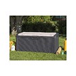TOOMAX - Coffre de jardin en résine 560 Litres Gris Anthracite Cousin inclus Effet rotin L147xP72xH65 cm TOOMAX - vignette