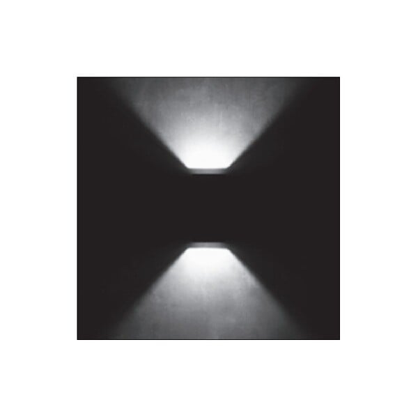 ASLO - Applique murale extérieure Lampe LED 2x7W 3000K blanc chaud IP65 ASLO - large