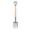 VITO - Fourche de jardin 4 dents avec manche en bois et poignée en Y VITO - vignette