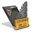 VITO - Perceuse à percussion 600W  + 8 Forets Acier 3 à 10 mm + Boite à outils 18" VITO - vignette