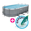 BESTWAY - Piscine hors sol 549x274x122cm avec bâche échelle diffuseur - vignette