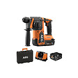 AEG - Perforateur burineur SDS+ AEG - BBH18BL2-502C - 18V Brushless - 2 batteries 5,0Ah - Chargeur - vignette