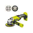 RYOBI - Pack RYOBI - Meuleuse d'angle R18AG-0 - 18V One+ - sans batterie ni chargeur - Kit 6 disques pour meuleuse RAK6AGD115 - 115 mm - vignette