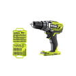 RYOBI - Pack RYOBI - Perceuse-visseuse R18DD3-0 - 18V One+ sans batterie ni chargeur - Coffret 127 accessoires de vissage perçage RAK127DDSD - vignette