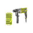 RYOBI - Pack RYOBI Perceuse à percussion RPD1010K - 1010W - Coffret de 127 accessoires - RAK127DDSD - vignette