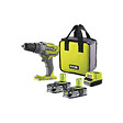 RYOBI - Perceuse-visseuse à percussion RYOBI 18V One+ - 2 Batteries 1.5Ah - 1 Chargeur - R18PD3-215S - vignette