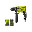 RYOBI - Pack RYOBI - Perceuse à  percussion - RPD800-K - 800W - Coffret antichocs empilable RAK38SDD 38 accessoires de perçage-vissage - porte embouts - vignette